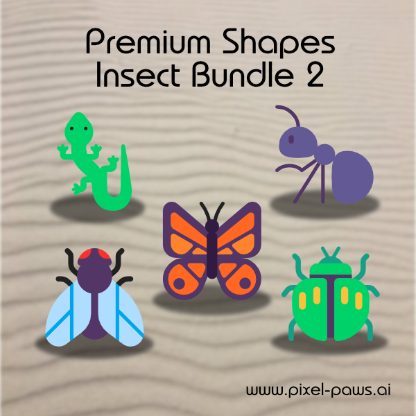 Premium Shape Insect Bundle 2